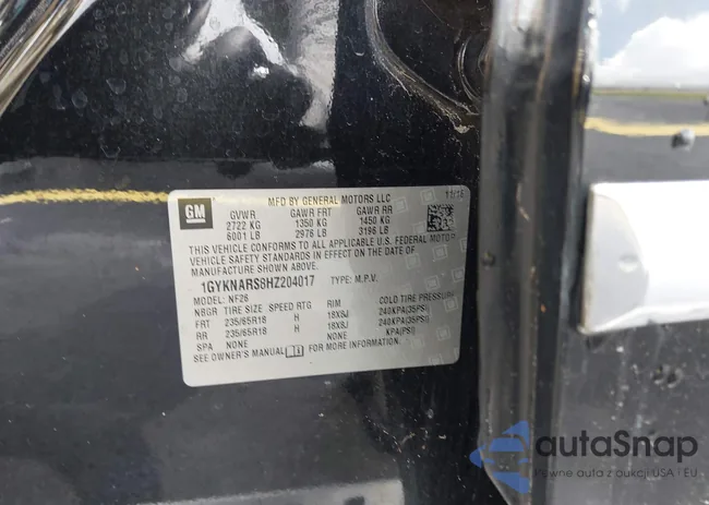 1GYKNARS8HZ204017: 42476119