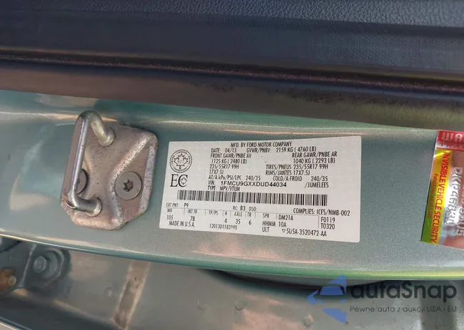 1FMCU9GXXDUD44034: 42476216