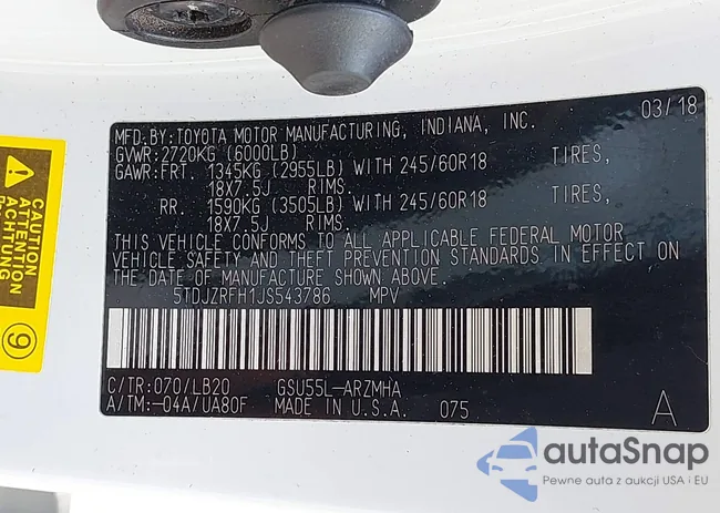 5TDJZRFH1JS543786: 42476302