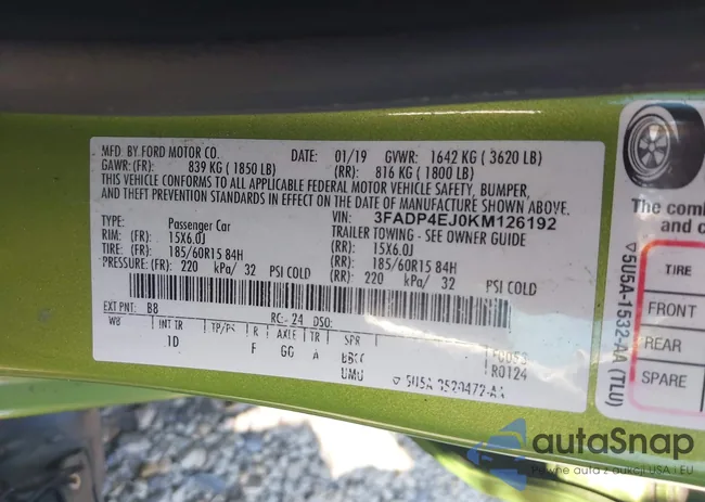 3FADP4EJ0KM126192: 42475375