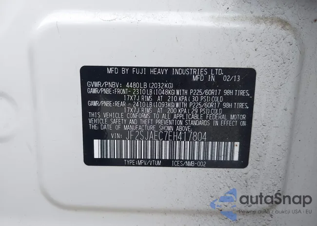 JF2SJAEC7EH417804: 42475460