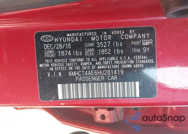 KMHCT4AE6HU281419: 42475502