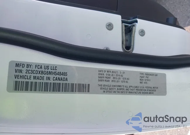 2C3CDXBG6MH548465: 42477054