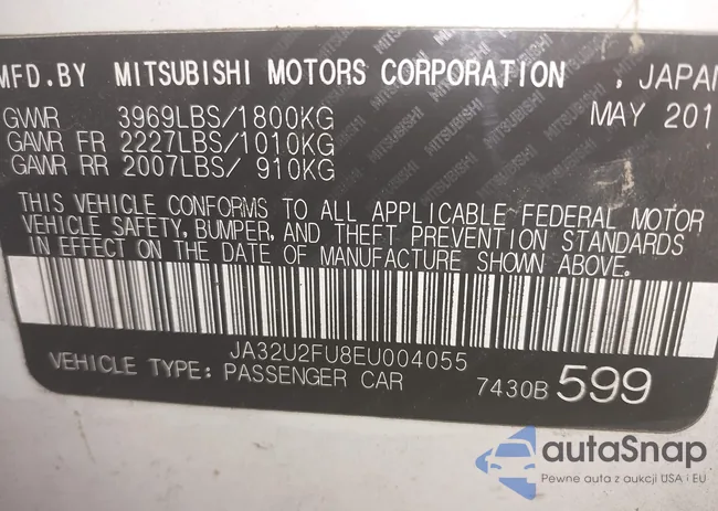 JA32U2FU8EU004055: 42477227