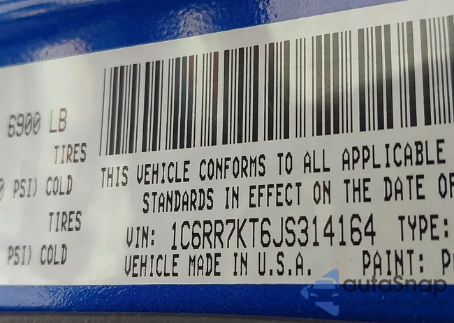 1C6RR7KT6JS314164: 42476348