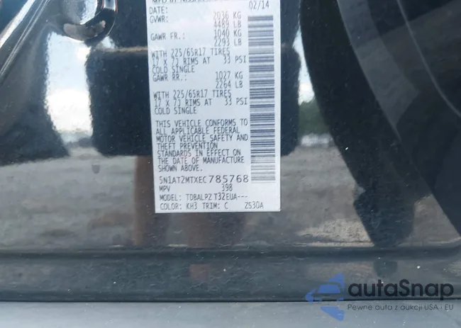 5N1AT2MTXEC785768: 42476410