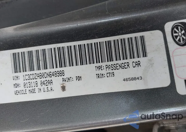 1C3CDZAB0DN648988: 42476427