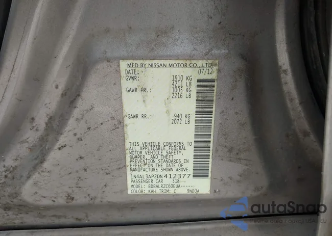 1N4AL3AP2DN412377: 42476530