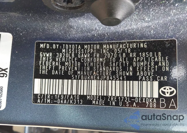 5YFBURHE4JP845541: 42477469