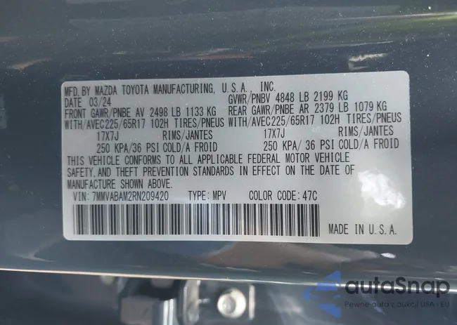 7MMVABAM2RN209420: 42477501