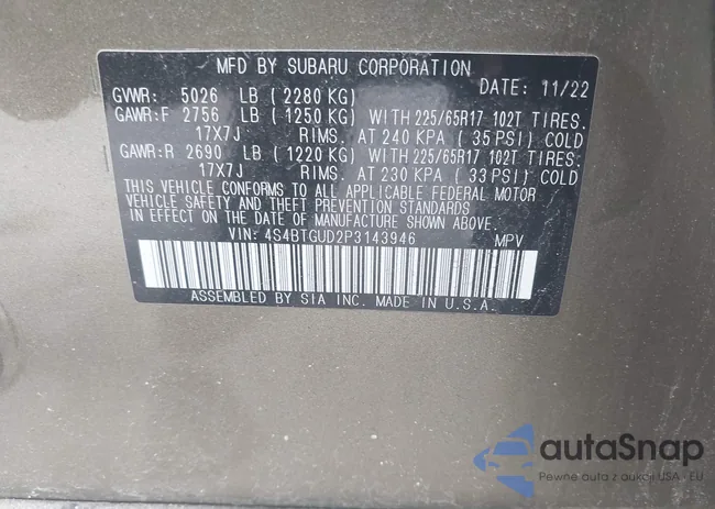 4S4BTGUD2P3143946: 42477548