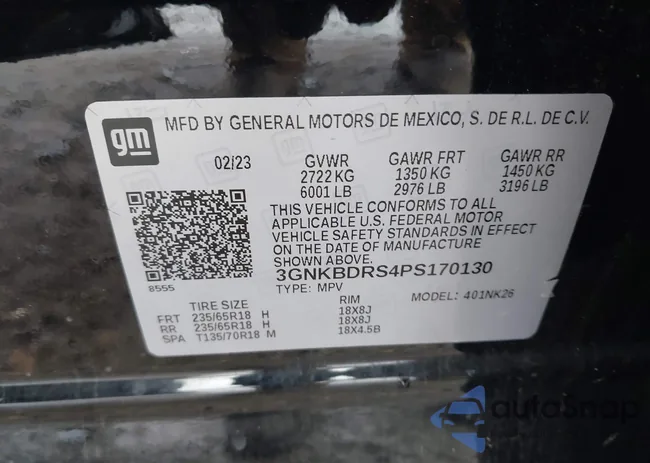 3GNKBDRS4PS170130: 42477572