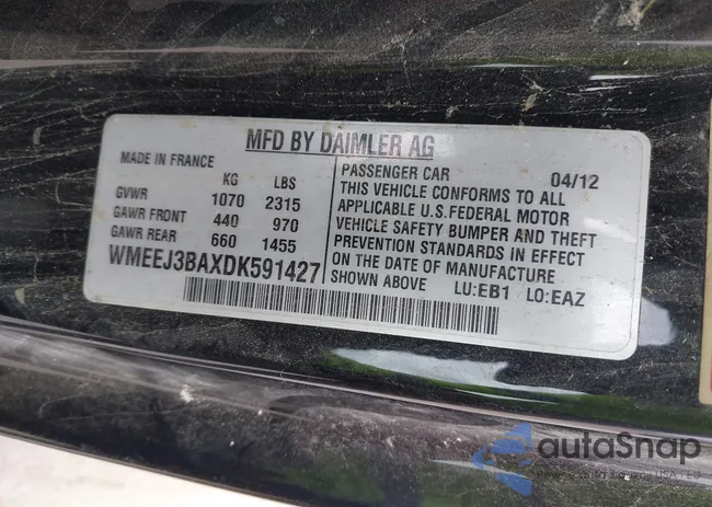 WMEEJ3BAXDK591427: 42478833