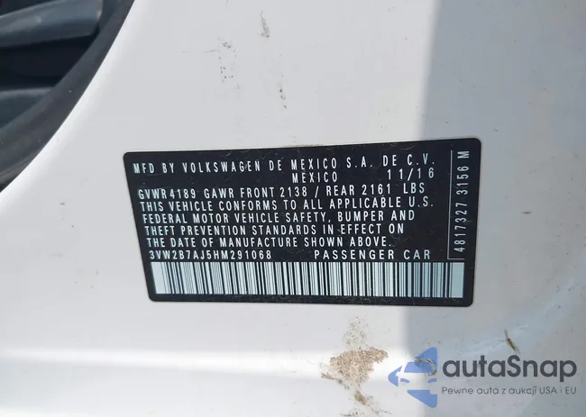 3VW2B7AJ5HM291068: 42479310