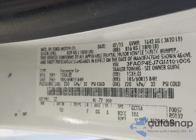 3FADP4EJ7GM101006: 42478540