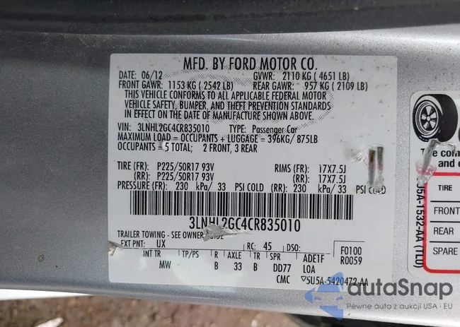 3LNHL2GC4CR835010: 42479902