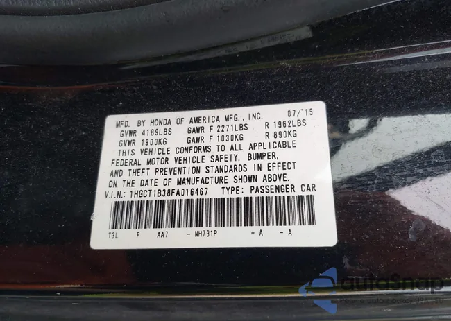 1HGCT1B38FA016467: 42479914