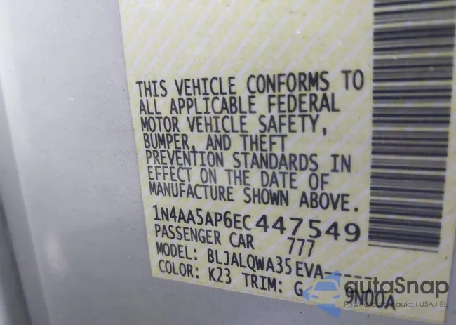 1N4AA5AP6EC447549: 42480033