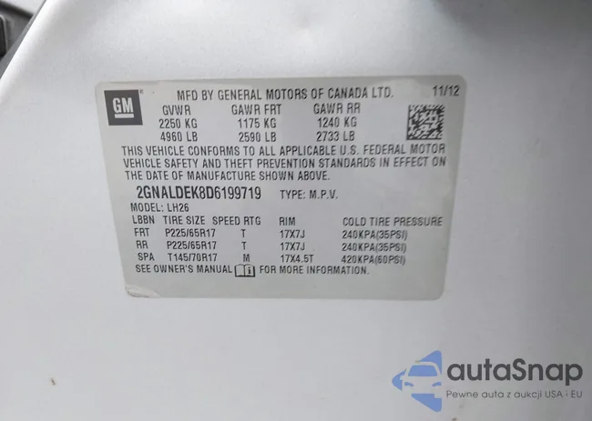 2GNALDEK8D6199719: 42480104