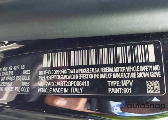 ZACCJABT2GPD06418: 42480259