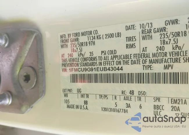 1FMCU9G91EUB43044: 42480279