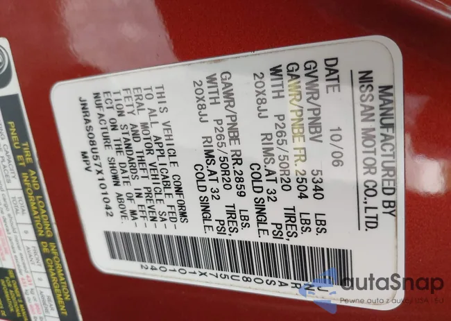 JNRAS08U57X101042: 42479620