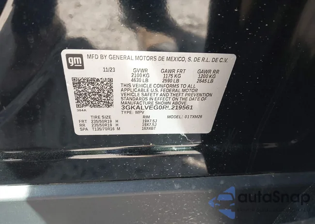 3GKALVEG0RL219561: 42480868