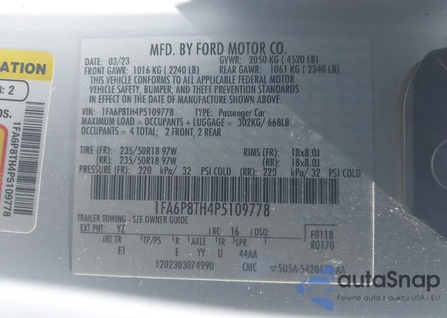 1FA6P8TH4P5109778: 42481198