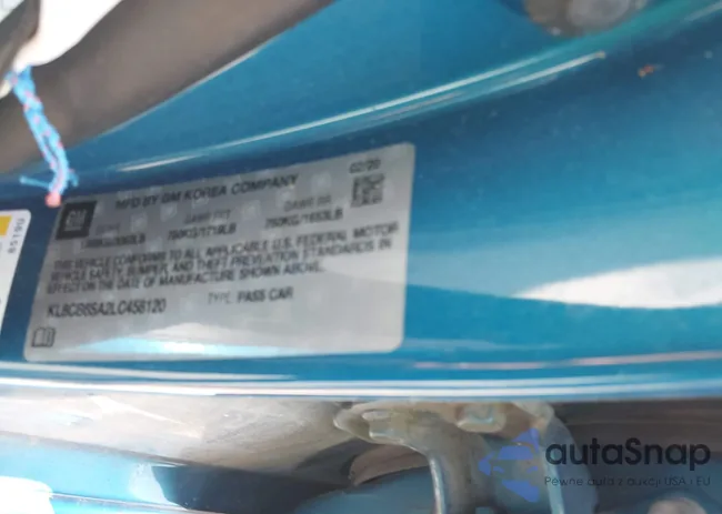 KL8CB6SA2LC458120: 42481311