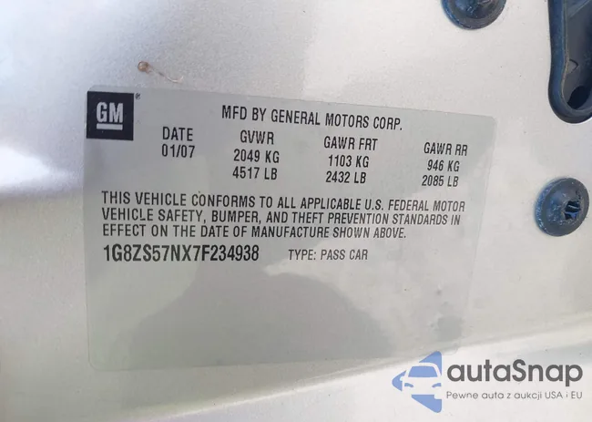 1G8ZS57NX7F234938: 42480457