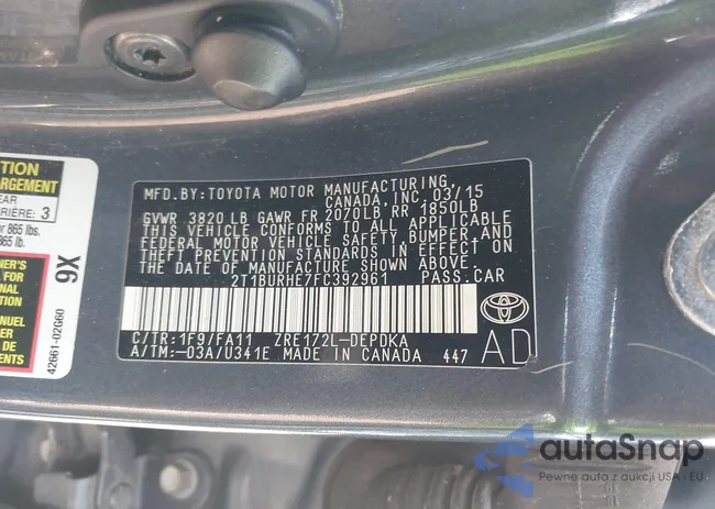 2T1BURHE7FC392961: 42481852