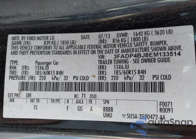 3FADP4BJ8EM133514: 42482199