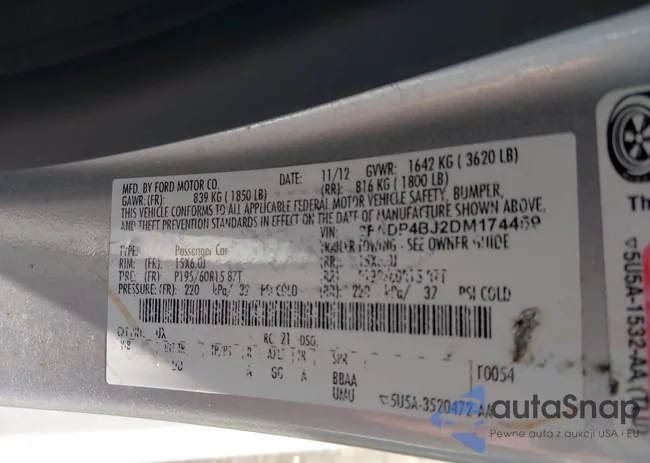 3FADP4BJ2DM174459: 42482255