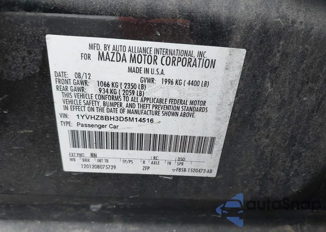 1YVHZ8BH3D5M14516: 42481585