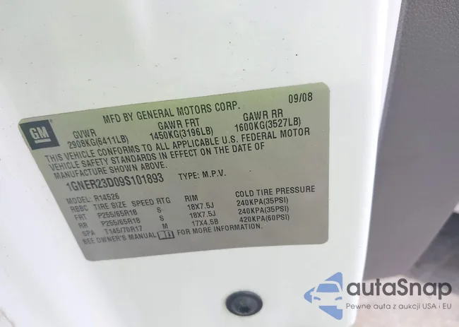 1GNER23D09S101893: 42481648