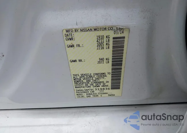 1N4AL3AP7EC319836: 42482906