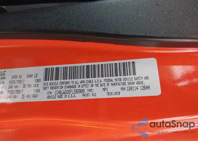 1C4BJWDG5FL592809: 42482958