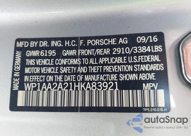 WP1AA2A21HKA83921: 42483127