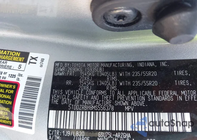 5TDDZRBH8MS556378: 42482455