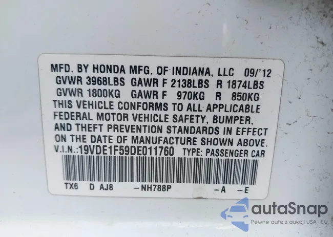 19VDE1F59DE011760: 42483725