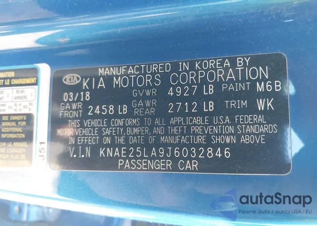 KNAE25LA9J6032846: 42483871