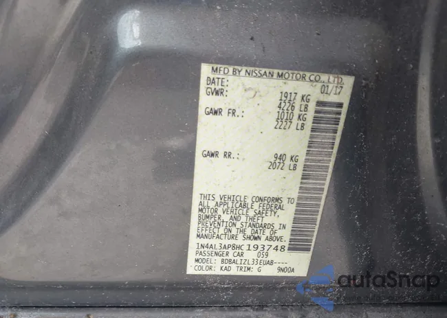 1N4AL3AP8HC193748: 42483990