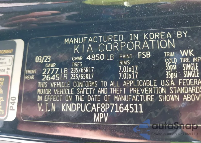 KNDPUCAF8P7164511: 42484032