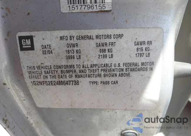 1G2NF52E24M647738: 42483638