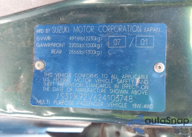 JS3TX92V624103748: 42484935