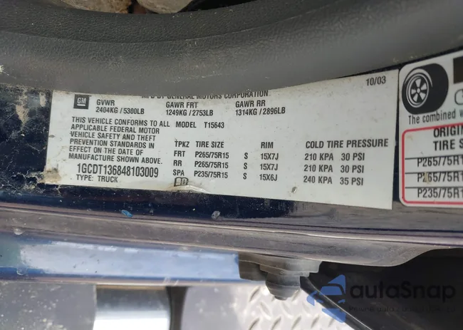 1GCDT136848103009: 42485114