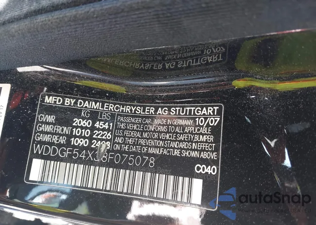 WDDGF54X38F075078: 42485218