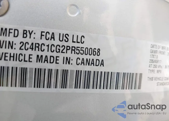 2C4RC1CG2PR550068: 42484340