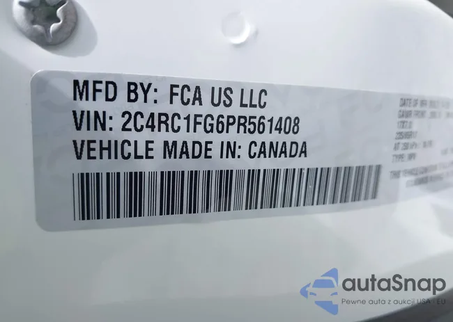 2C4RC1FG6PR561408: 42484631