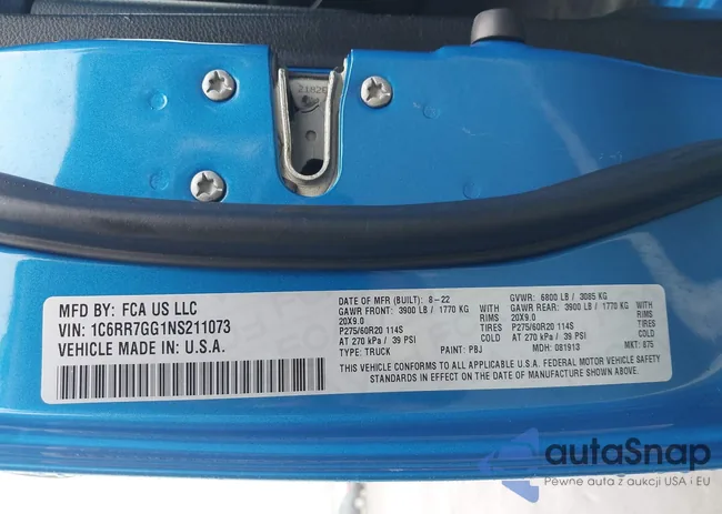 1C6RR7GG1NS211073: 42485801